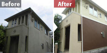外壁・屋根塗装リフォーム事例