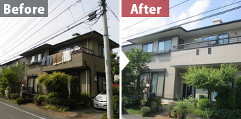 外壁・屋根塗装リフォーム事例